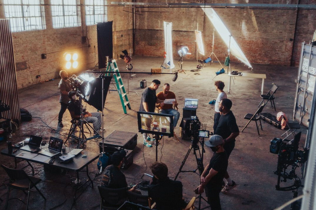 actor on set