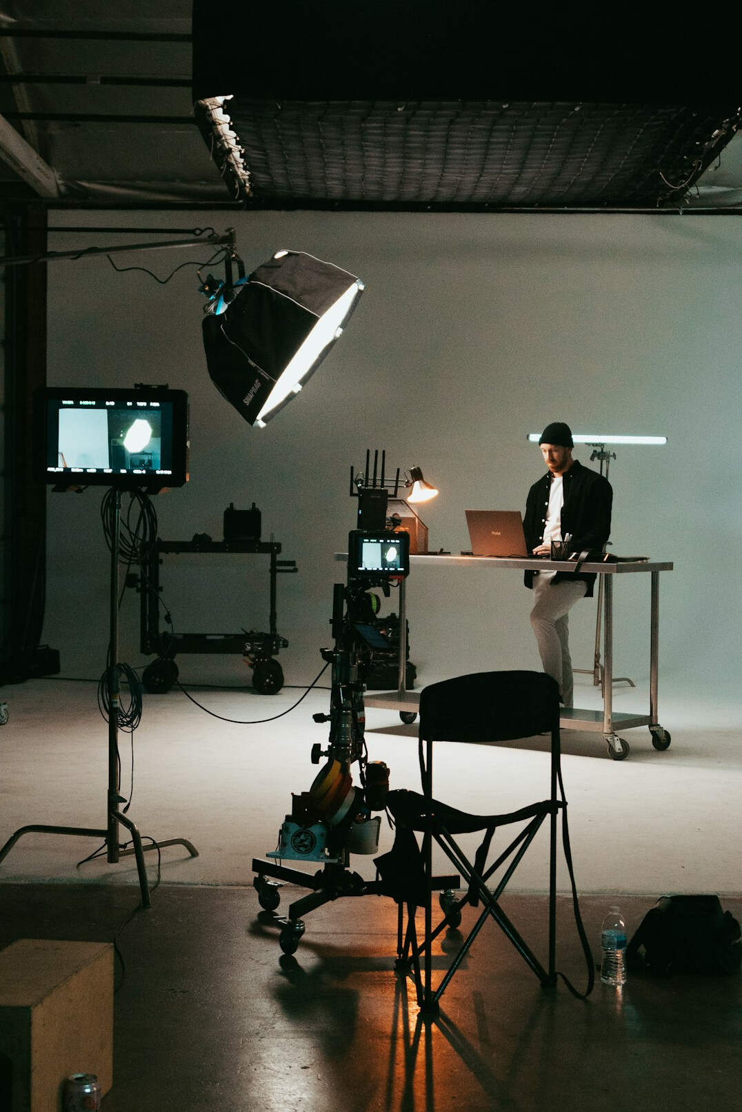 tv studio behind the scenes
