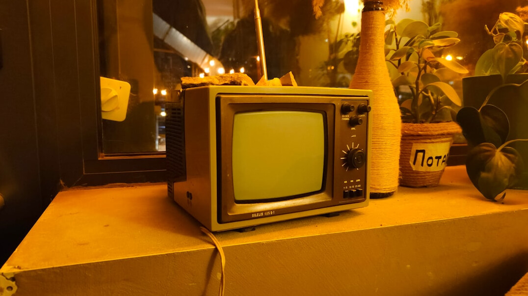vintage television set