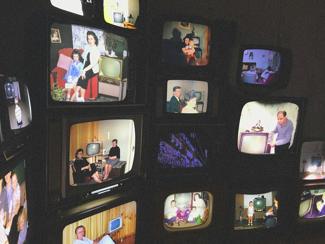 vintage television set